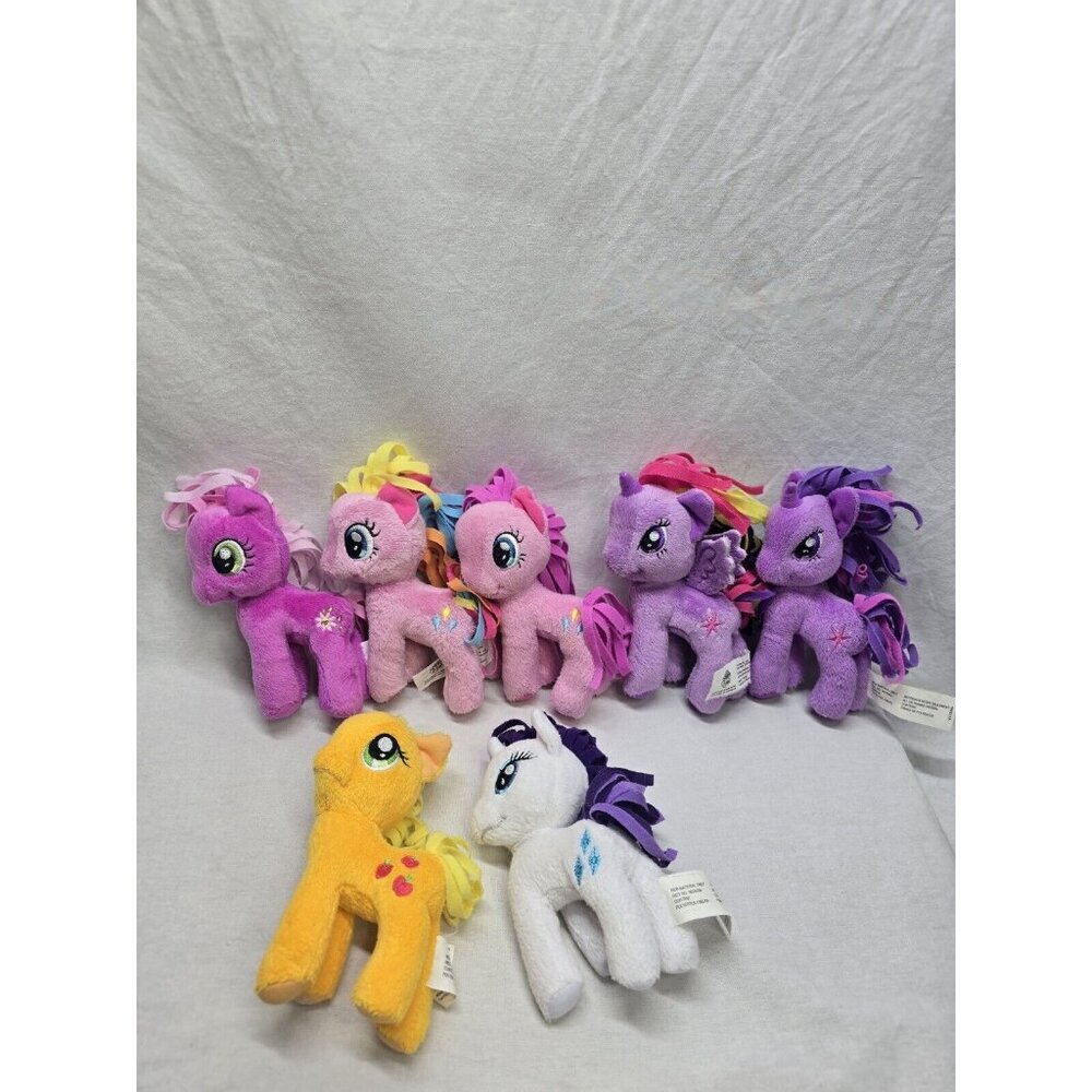 MY LITTLE PONY 2014 HASBRO FunriseCorp Assorted Stuffed Animal Lot Of 7